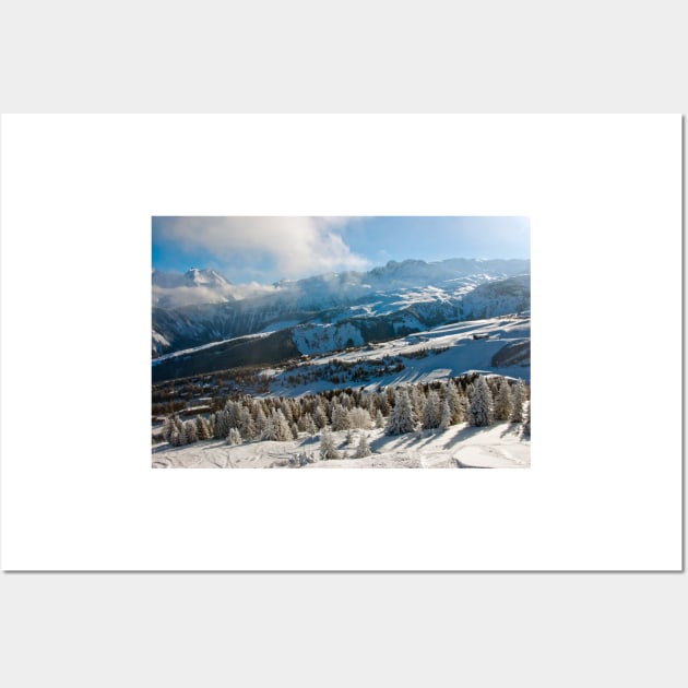 Courchevel 1850 3 Valleys French Alps France Wall Art by AndyEvansPhotos